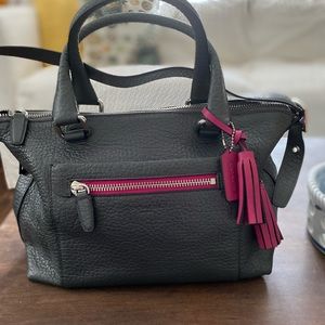 COACH Legacy Graphite Berry Molly Bag